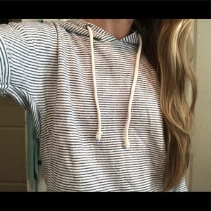 Striped hoodie